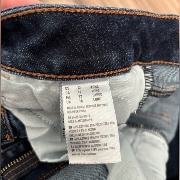 American Eagle Dark Blue Women's Jeans - Picture 3 of 4